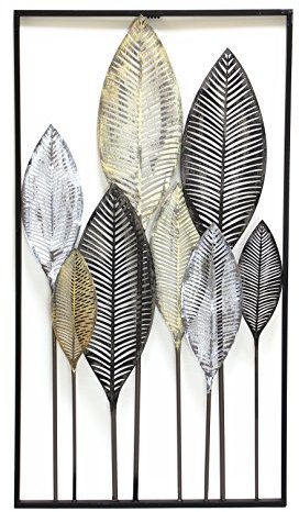 FRANK FLECHTWAREN Wanddeko Blätterwald