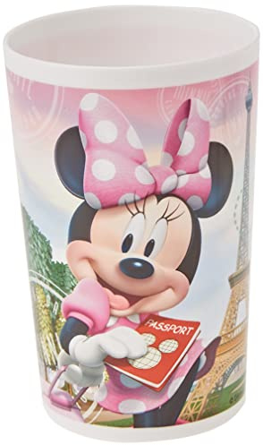 Fun House 005509 Disney Minnie Verre pour Enfant Polypropylène Rose 10 x 0,025 x 6,5 cm DINEY Bicchiere per Bambini, Polipropilene (PP), Rosa, 6.5 cm