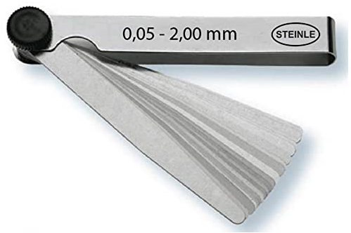 STEINLE 4101 Fühlerlehre im Satz 21 Blatt 0,05-2,00 mm