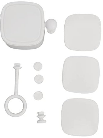 Pulsador de botón WiFi, botón, interruptor inteligente inalámbrico, control remoto de voz para puerta de garaje, ventilador de luz para Tuya (blanco)