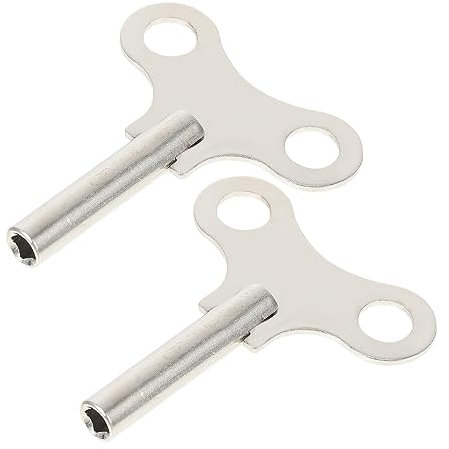 DOITOOL 2stücke Stahl Aufziehschlüssel Für Standuhren Und Wanduhren Retro Uhren Schlüssel Mit Robuste Uhrwerksschlüssel Für Mechanische Tischuhren Präzises Uhrwerk-Werkzeug
