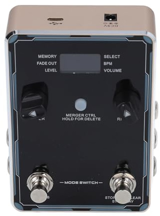E-Gitarren-Looper-Pedal, 160 Minuten Aufnahmezeit, 100 Drum-Machine-Rhythmen, 10 Metronom-Typen für den Vielseitigen Einsatz