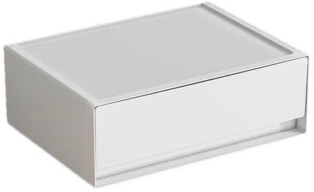 Organiseur de tiroir de bureau, empilable sous le bureau, organisateur de rangement de bureau, tiroirs de table, tiroirs de bureau, design élégant à boucle pour la maison