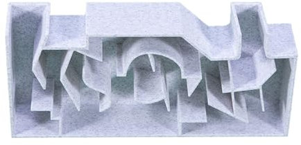 Fish Tunnel for Aquarium - Aquarium Shrimp Cave - Fish Tank Accessories, Maze Underground Cave for Hiding Observation Enrichment Corner