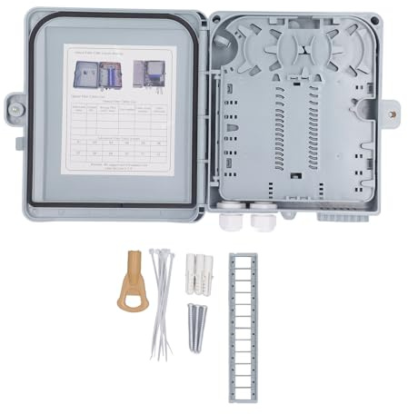 Scatola di distribuzione in fibra ottica Box fibra splitter 12 per sc fc plc esterno a parete interno a muro montato a monte