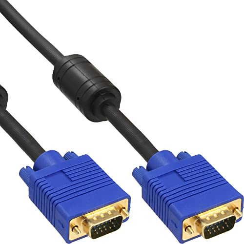InLine 17725S S-VGA Kabel Premium, 15pol HD Stecker / Stecker, schwarz, 25m