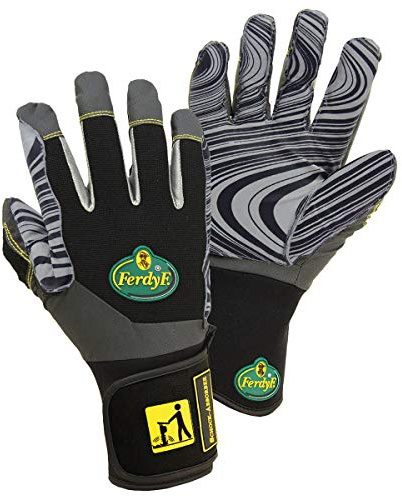Arbeitshandschuh FerdyF Schock-Absorber Mechanics-Handschuh - lange Stulpe Gr. XXL