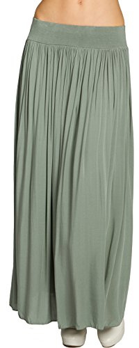 Caspar RO012 Leichter Langer Damen Sommerrock