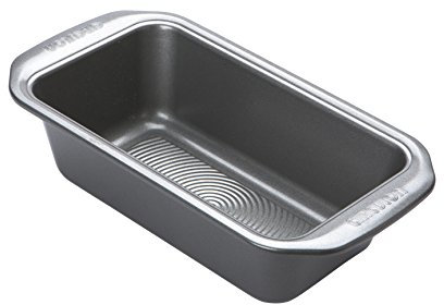 Circulon Momentum 9 Inch Loaf Tin - Non Stick Loaf Tins For Baking 23cm x 13cm, Dishwasher Safe Carbon Steel Bakeware, Grey