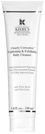 KIEHL'S Clearly Corrective Brightening & Exfoliating Daily Cleanser, 150 ml, sanft peelender Gesichtsreiniger, Waschlotion für ein verbessertes Hautbild und glatte Haut