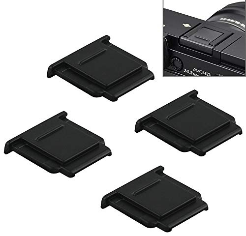 4PCS Camera Hot Shoe Cover Protector Cap for Sony A7M5 A1II A7CR A7CII A7R V A7 IV III A7S III II A9III II A6700 A6600 A6500 A6400 A6300 ZV-E10 II ZV-1II ZV-E1 ZV-1F ZVE10 RX10 IV III Replace FA-SHC1M