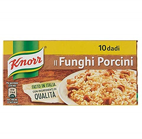 knorr dado funghi porcini brodo Steinpilze Suppenwürfel Brühe 10 pz