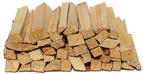 24 kg de bois d'allumage, bois d'allumage, aide à l'allumage pour cheminée, barbecue, fumoir, bois de chauffage, bois de cheminée