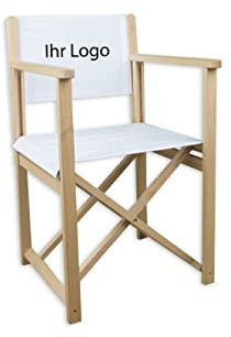 Promo Trade Regie Stuhl, Holz (individuell Bedruckt)
