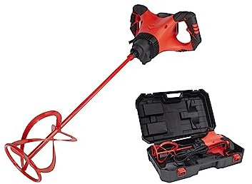 RUBI 26974 |Mezclador Eléctrico 1800W | Mezclado de Adhesivos, Cementosos, Resinas, Pinturas …| Evita creación de burbujas y/o grumos | RUBIMIX-9 SUPERTORQUE + MALETA| 230V 50/60Hz