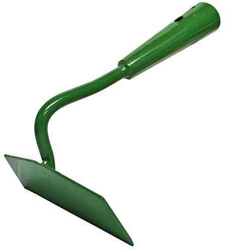 Garten Gerät hohe Ziehhacke Zieh Hacke Boden Erde Gewächshaus Gemüse Blumen Beet Stahl grün 14cm ohne Stiel