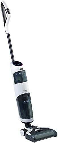 Sichler Haushaltsgeräte High Power 2in1-Boden-Wischsauger mit Akku, OLED-Display, 17 kPa, 220W (Spray)