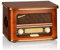 Roadstar HRA-1500UEMP Tragbares CD-Radio Vintage FM/MW, CD-MP3-Player, USB Aufnahmefunktion, Stereo, Fernbedienung, Kopfhöreranschluss, Holz
