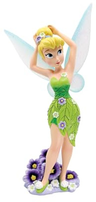 Enesco Disney Showcase botanisk tinker klocka i penséfigur, 20 cm, flerfärgad