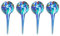 Self Watering Globes Planter - Automatic Watering Aqua Globe Glass Bulbs - Plant Irrigation Tool for Inddor Outdoor Plants Garden Patio Flower Pot Hanging Planters (2.8 x 7.9 inch / 150ML) (4-Pack-A)