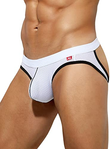 Casey Kevin Jockstrap Herrunderkläder Stringtrosa Herr Trosor Stringtrosa Stringtrosa Manlig Suspension Andningsaktiv Sport, R3-vit, S