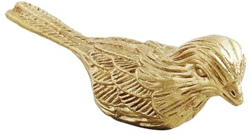 OSALADI Schrankknopf Vogelförmig Messing Möbelgriff Kommode Schubladengriff Dekorativer Griff Für Schlafzimmer Schrank Türgriff Vogel Design Wohnkultur