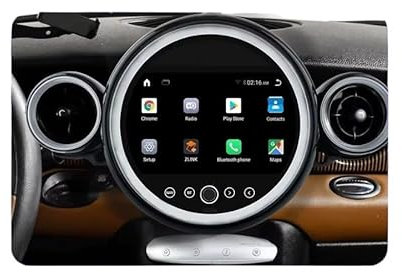 Estock1speed - Radio de coche Android 13 para BMW Mini Cooper R56 R60, pantalla IPS de 7 o 9 pulgadas, 4 GB/64 GB o 8/128 GB CarPlay, GPS, WiFi, 2007-2010 (7 4/64 GB)