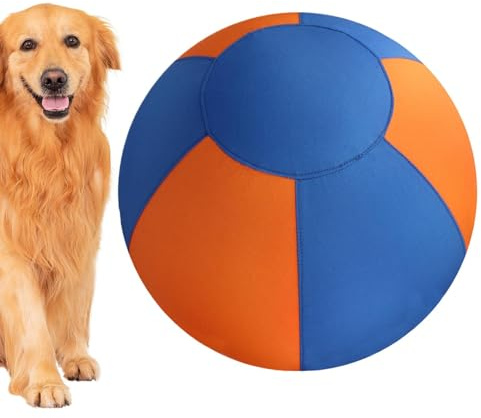 BommFu Giocattolo per cani per masticatori forti, palla interattiva per cani | giocattolo da masticare per la cura dei denti auto-occupazione, allenamento attività familiari