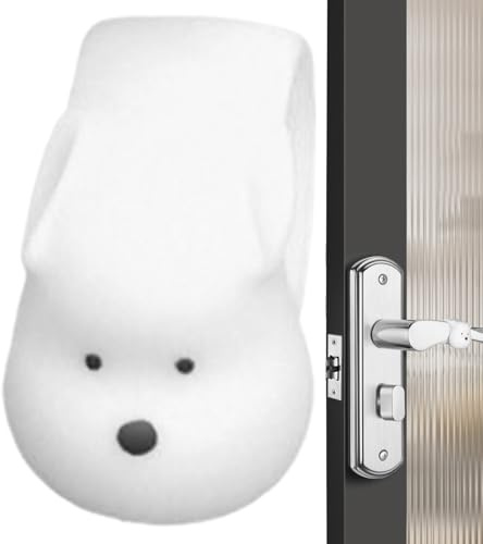 Door Stopper Wall Protector | Silicone Silent Protective Pad for Handles | Easy Installation Anti-Collision Pad for Apartment Bathroom Hotel