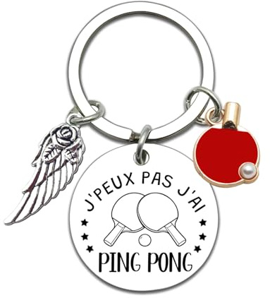 YJYJZX Cadeau Homme Porte Clé Porte Clef pour Basket Chasseur Football Golfeur Motard Pêcheur Cycliste Rugby