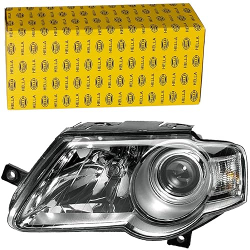 HELLA 1LL 247 014-031 Halogen/DE/Scheinwerfer - VW Passat Variant (3C5) | 1LL 247 014-031 Kompatibel mit Passat B6 (3C2),Passat B6 Variant (3C5)