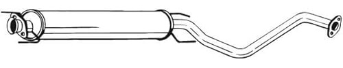 Bosal 285-409 Mittelschalldämpfer für Modell Opel Vectra B 1.8 i 16V/Opel Vectra B Caravan 1.8 i 16V/Opel Vectra B 2.0 i 16V/Opel Vectra B Caravan 2.0 i 16V/Opel Vectra B CC 2.0 i 16V/Opel Vectra B CC 1.8 i 16V