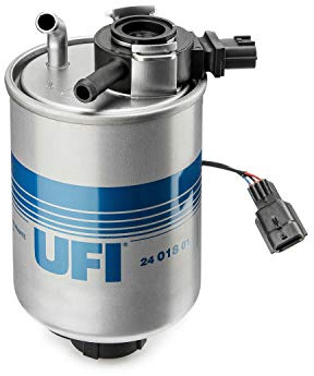 UFI Filters, Filtro Gasoil 24.018.01 | Filtro de Combustible Diésel de Recambio, Apto para Coches, Apto para Modelos Nissan