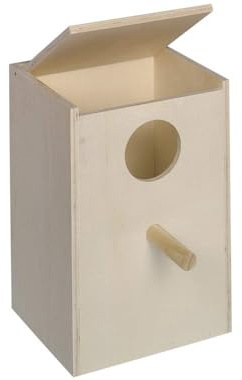 Nobby Nichoir Vertical pour Grande Perruche 25 x 25 x 36 cm