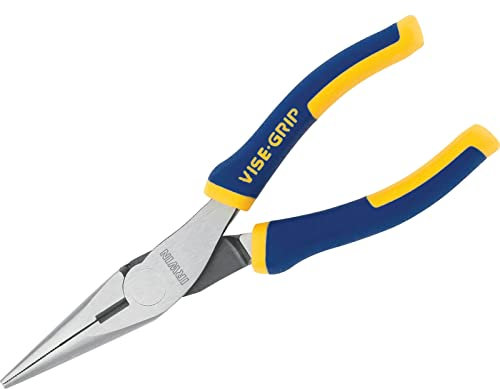 Irwin Visegrip 10505503 Long Nose Plier with Moulded Handle, 150mm