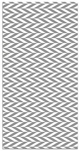 Panorama Alfombra Vinílica - Modelo Espigas Gris 40x80 cm - Varios tamaños - Decoración Hogar, Cocina y Salón