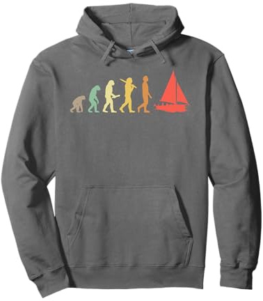 Voile Évolution Rétro Cadeau Pour Marins Sweat à Capuche