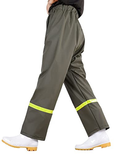 Regenhose Wasserdicht, Leichte Erwachsene Lang Windschutz Wanderhose Regenhose Zip Off Gefüttert Atmungsaktiv Große Größen Outdoorhose wasserdichte Hose Stretch XXL Fahrradhose Gummihosen