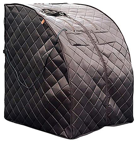 Kit de Sauna Sauna Portable Personnel Pliant Maison Sauna Spa Sèche Portable Sauna Bain Plaque de Fibre de Carbone Chauffage Perdre du Poids Chauffe-Sauna pour Bain de Vapeur