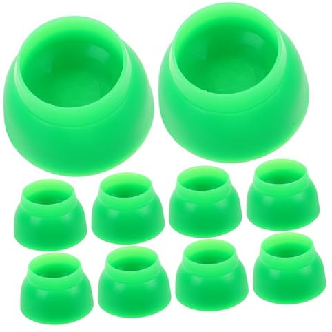 BESPORTBLE 1set ' Slide Screw Caps Slide Fixing Screw Slide Fixing Caps Slide Screw Cap Slide Playground Slide Screw Cover Plastic Green 10pcs