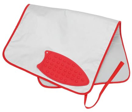 HOMSFOU Faltbare Bügelmatte Mit Silberbeschichtung Kompakte Und Tragbare Bügelunterlage Für Tische Für Reisen Und Enge Räume Mit Sicherer Hitzeschutzfunktion