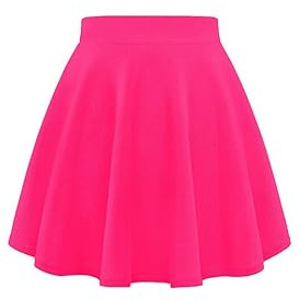 Gum & Berries Mini jupe patineuse évasée taille haute pour filles tenue décontractée de danse et de fête