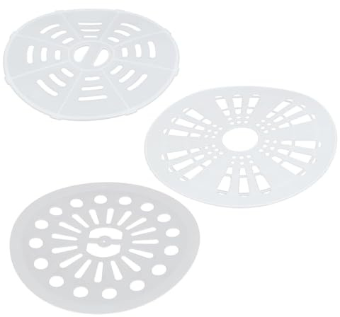 NentMent 3 Pack Portable Washing Machine Spin Dryer Cover Plastic Cap Disc Screen for Portable Washer Twin Tub Mini Washer and Dryer Combo Compact Laundry Machine with Drain Pump Semi-automatic Washer