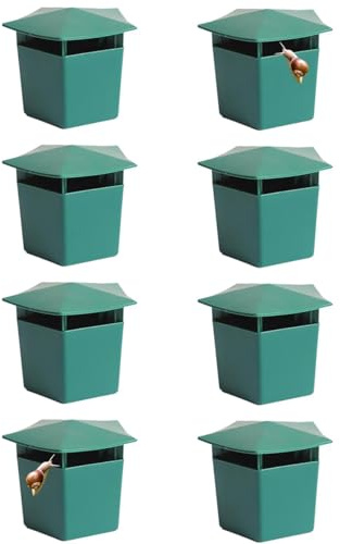 MEKLITRZ 8 trappole per lumache da birra, ecologiche, per catturare lumache, lumache, da giardino, per catturare lumache, accessori per acquari, sicuri per bambini e animali domestici