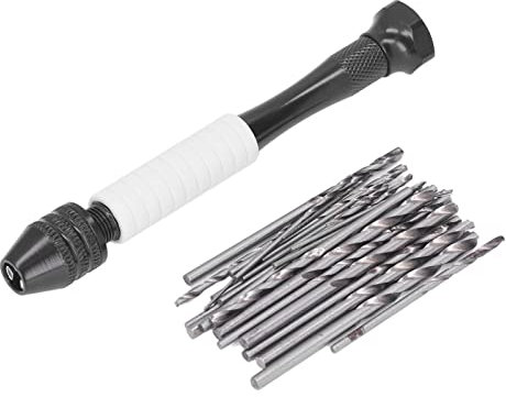 FTVOGUE ABS High Speed Steel Drill Bit Set, Ideal for Various Tasks, Wide Range of Uses, Easy to Carry and Store, Drill Bits with Hand Modeling, Suitable for Electronics,