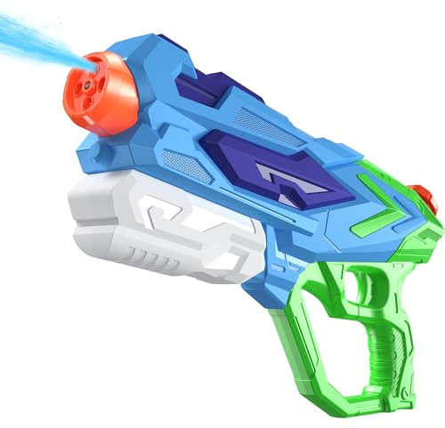 Wasserpistole mit Großer Reichweite für Kinder & Erwachsene, Water Gun 33 ft Super Wasserspielzeug mit 1000ML Tank XXL Pistol Soaker für Sommer Draussen Wasser kämpfen Spielzeug Junge Mädchen