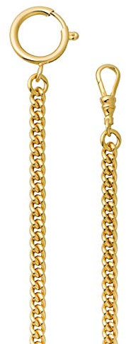 Unbekannte Regent 5 mm Taschenuhrenkette P-46, vergoldet URP046, ein Angebot von IMPPAC