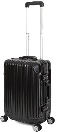 Travelhouse London Koffer Schwarz S-55cm Bordkoffer · Aluminium-Rahmen · Polykarbonat Hartschale · 2X TSA Zahlenschloss · Handgepäck 47L 4X Silent Move Doppelrollen