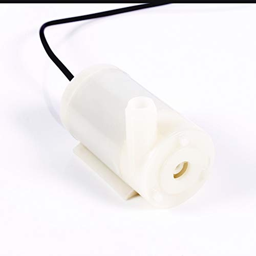 Mini Pompa Sommersa per Acquario 3-4.5V, Pompa DC a Basso Rumore 100L/H, Pompe Sommergibili per di Filtraggio Acqua in Acquari Piccoli e Laghetti Decorativi