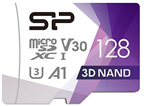 SP Silicon Power FBE-SU128GBSTXDU3V20EU, Scheda di Memoria MicroSDXC UHS-I, 128 GB, Multicolore